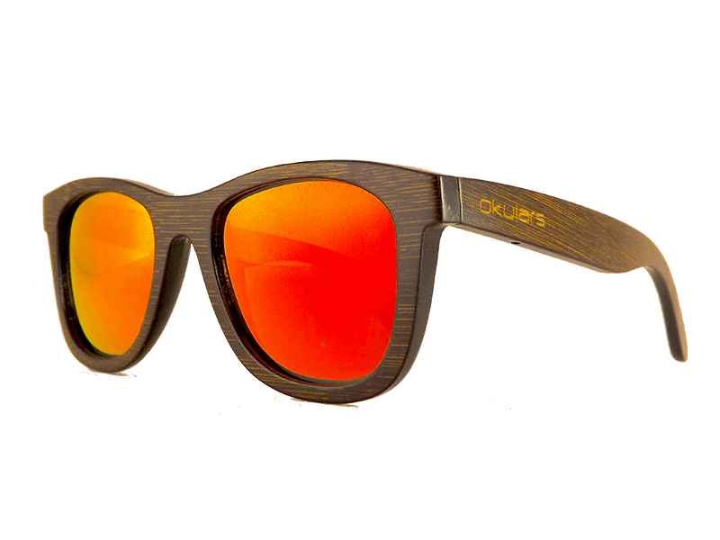 Occhiali Da Sole Unisex In Legno Di Bambù – Ynport, Polarizzati UV400, Galleggianti, Vintage