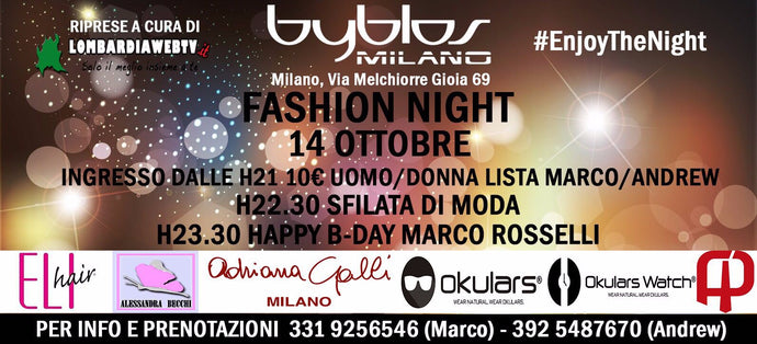 Sfilata di Moda a Milano, ci sarà anche Okulars®!