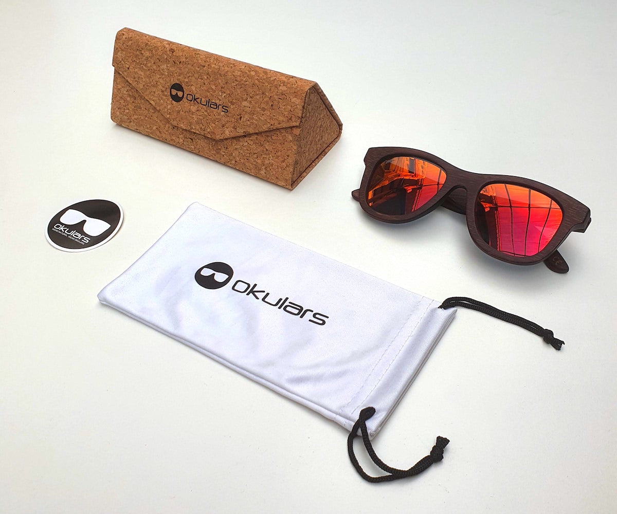 Occhiali da sole con astine in bambù personalizzabili | Logo Occhiali da sole con astine in bambù personalizzabili | Logo